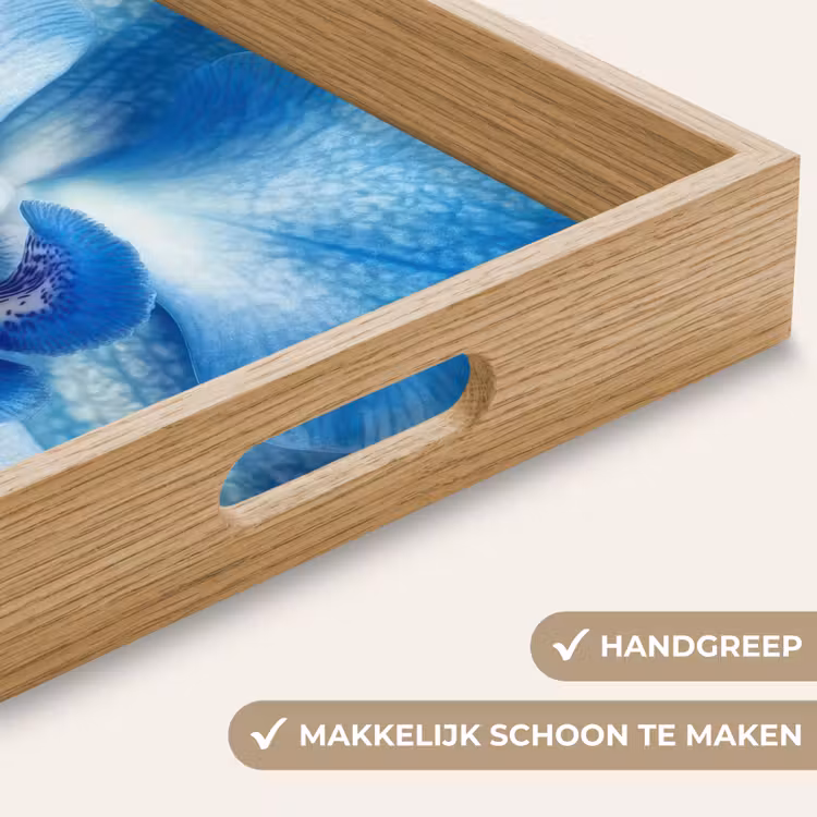 Dienblad - Blauw - Orchidee - Elegeant — 8