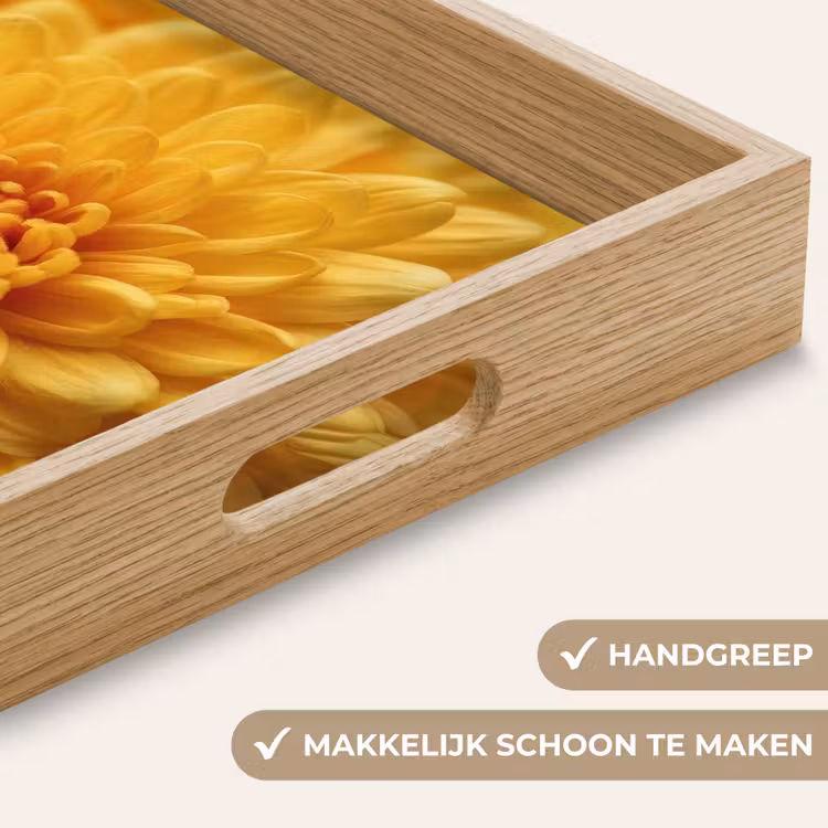 Dienblad - Geel - Chrysant - Zachtheid — 8