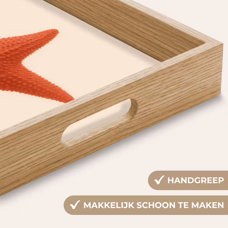 Dienblad - Zeester - Bobbels - Rood — 8