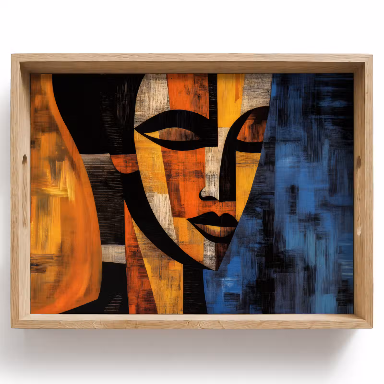 Dienblad - Abstract - Portret - Kleurvakken — 1