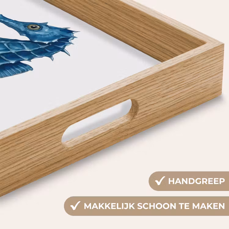 Dienblad - Zeepaardje - Staart - Blauw — 8