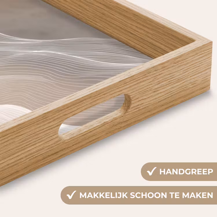 Dienblad - Golvende lijnen - Luchtstromen - Harmonieus — 8