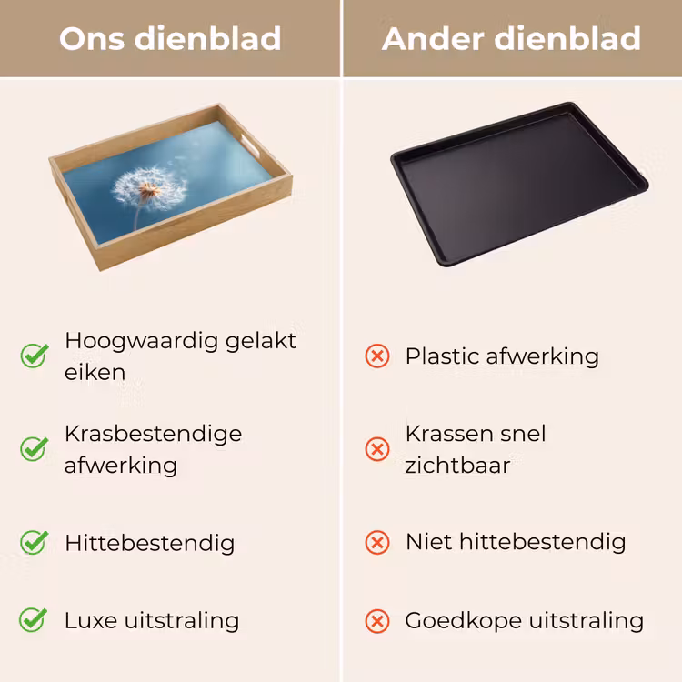 Dienblad - Paardenbloem - Wind - Blauw — 9