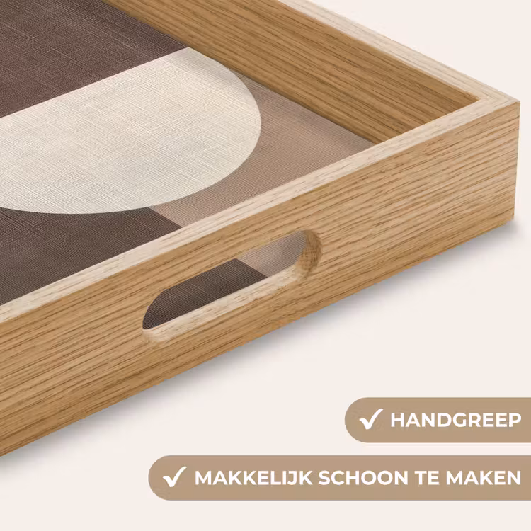 Dienblad - Raster - Halve cirkels - Contrast — 8