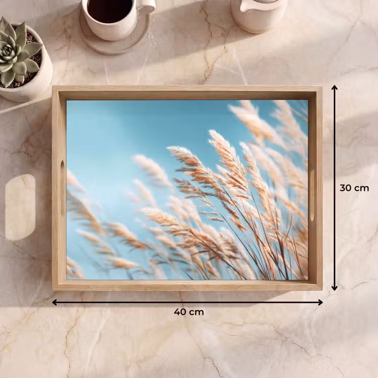 Dienblad - Siergras - Wind - Lichtbruin — 7
