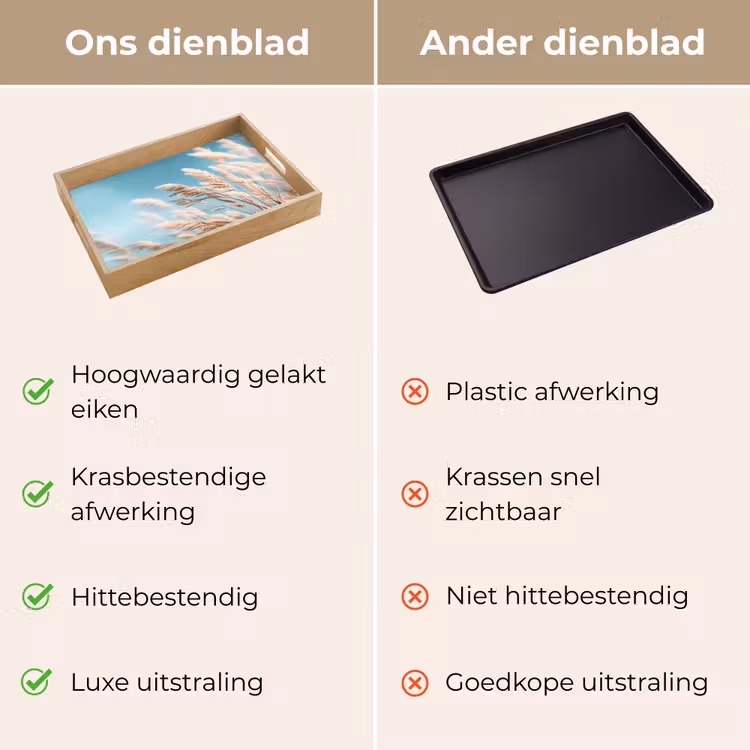 Dienblad - Siergras - Wind - Lichtbruin — 9