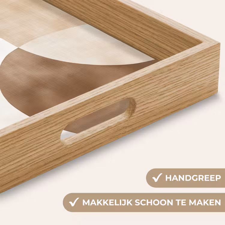Dienblad - Snijdende cirkels - Overlappende vlakken — 8