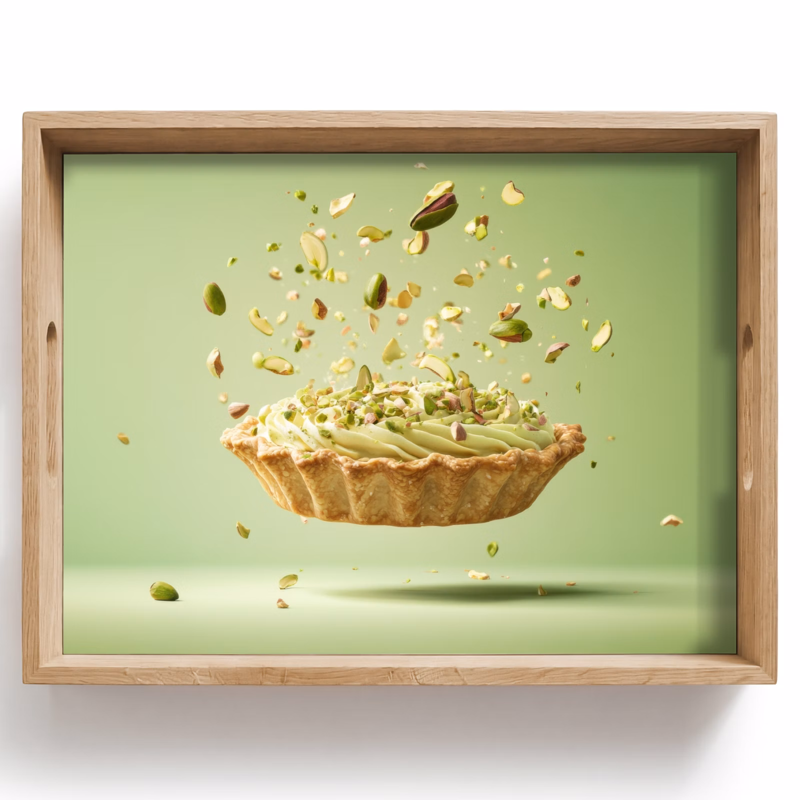 Dienblad - Pistache - Taart - Noten - Eten — 1