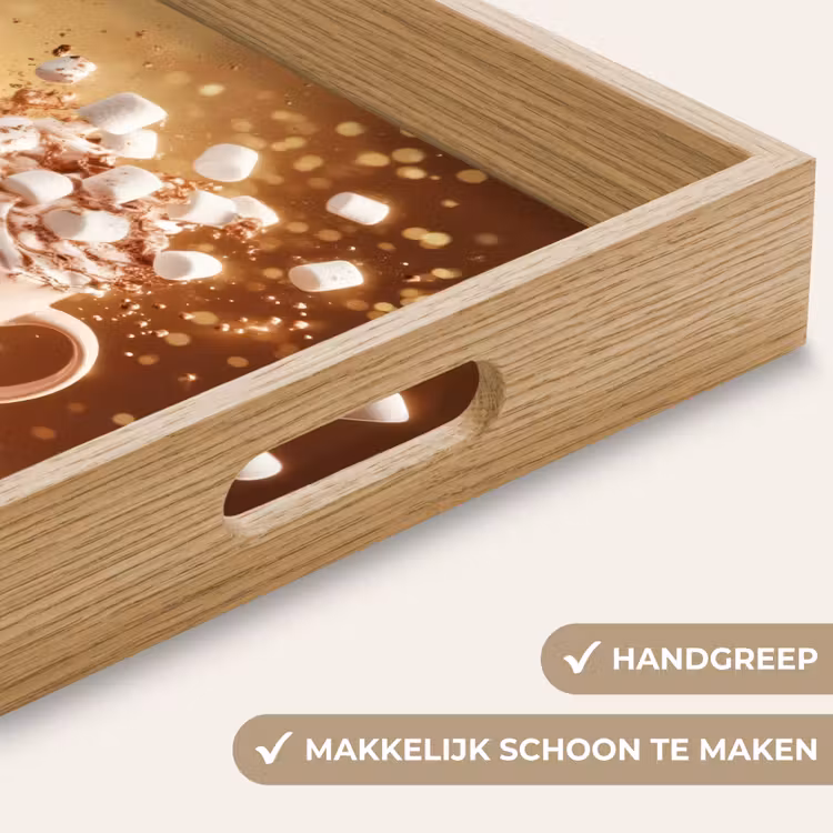 Dienblad - Chocomelk - Drinken - Warm - Bruin — 8