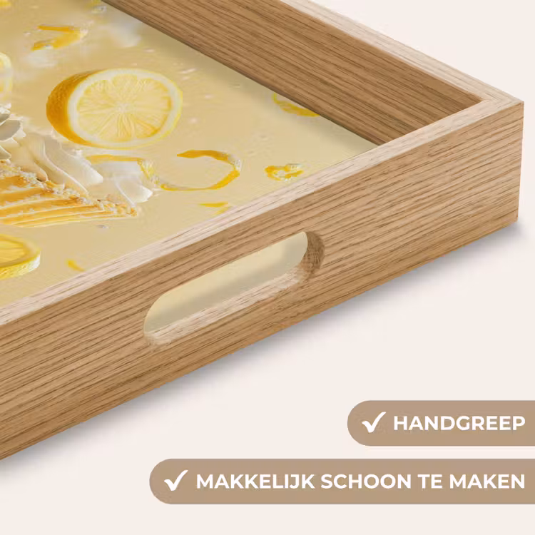 Dienblad - Citroen - Taart - Eten - Geel — 8