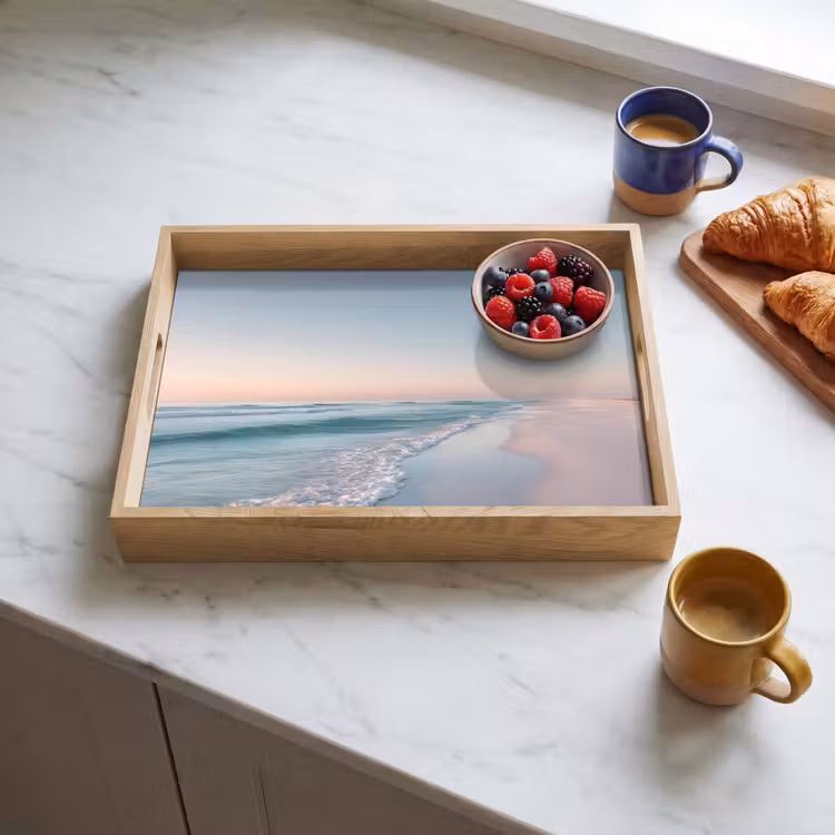 Dienblad - Kustlijn - Pastel - water — 3