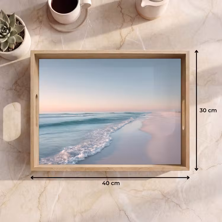 Dienblad - Kustlijn - Pastel - water — 7