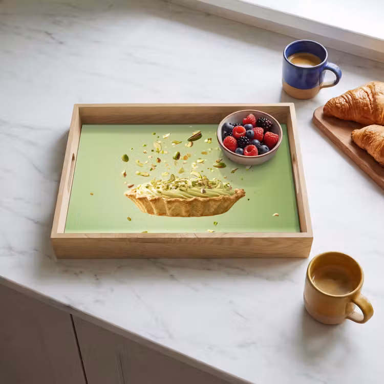 Dienblad - Pistache - Taart - Noten - Eten — 3