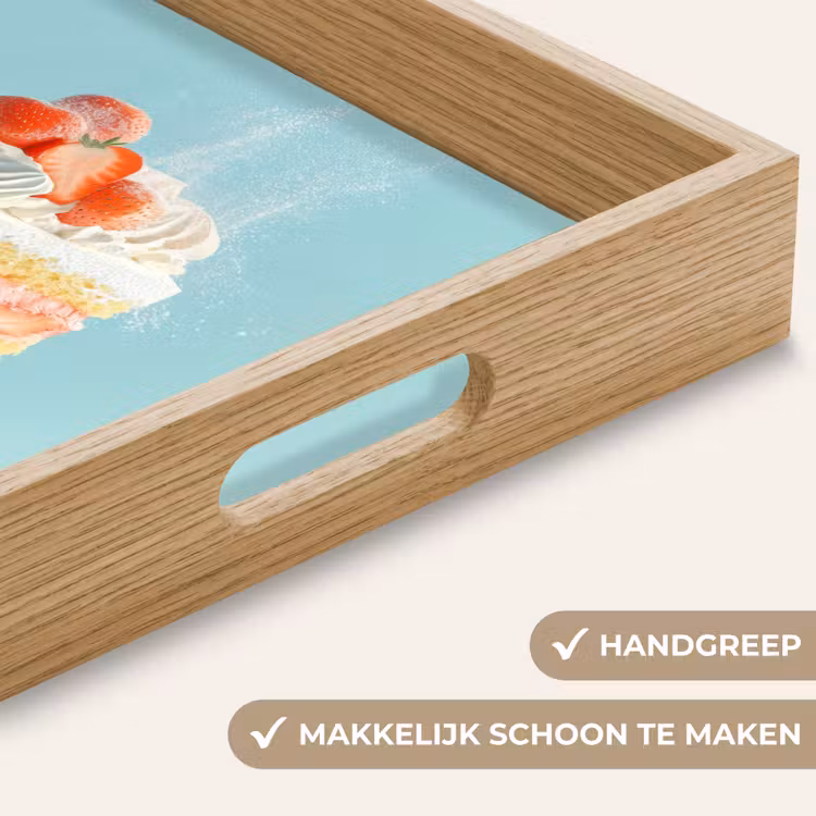 Dienblad - Slagroom - Taart - Blauw - Eten — 8