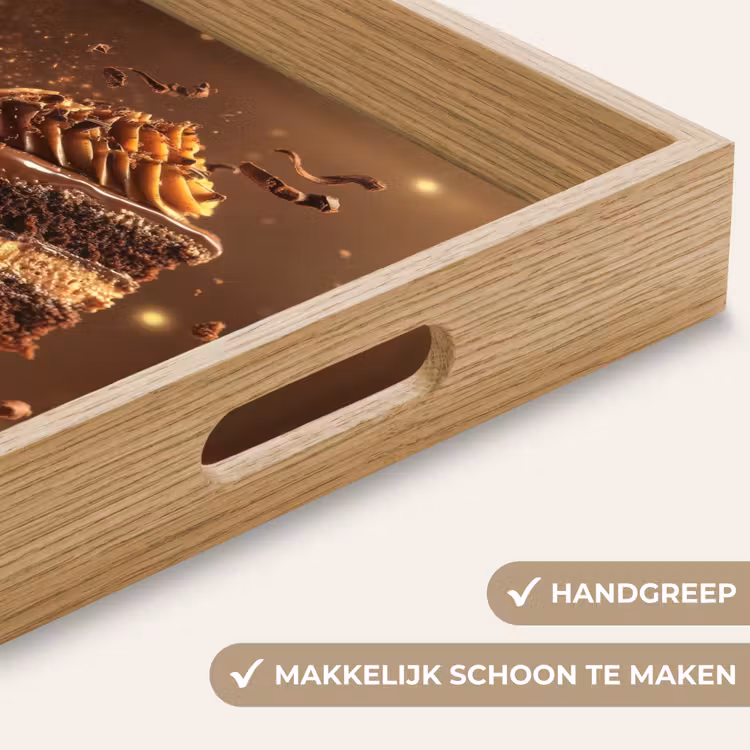 Dienblad - Taart - Chocolade - Eten - Brownie — 8