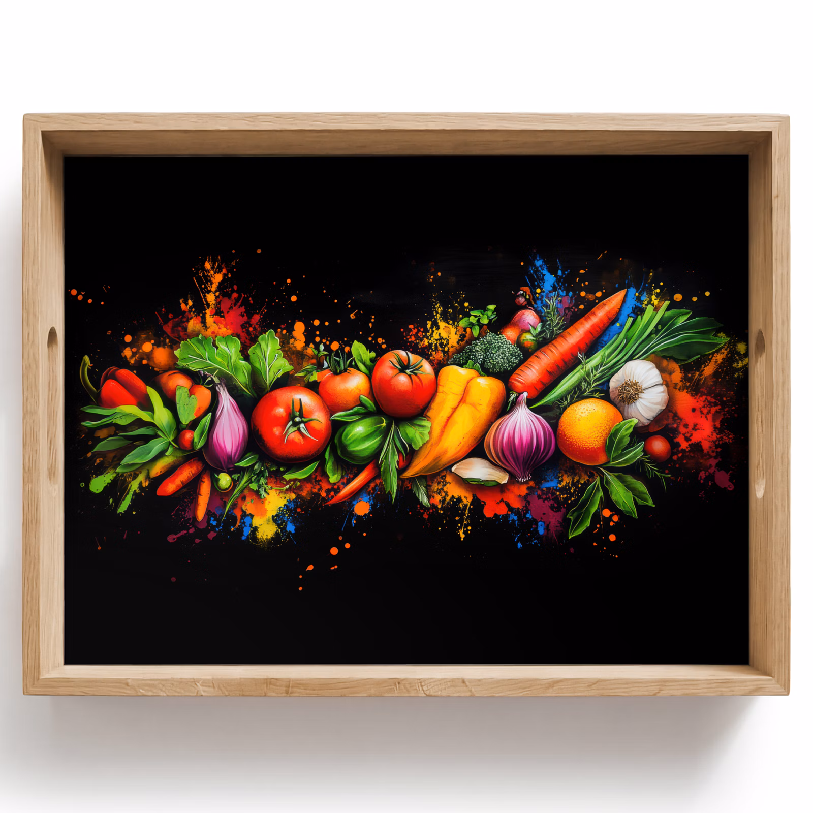 Dienblad - Groente - Eten - Kruiden - Graffiti - Koken — 1
