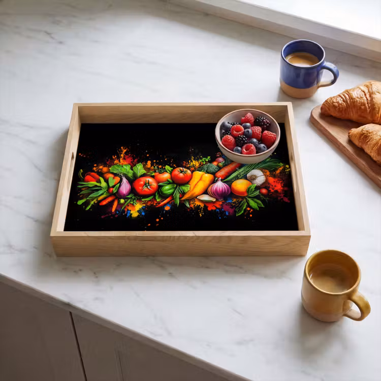 Dienblad - Groente - Eten - Kruiden - Graffiti - Koken — 3
