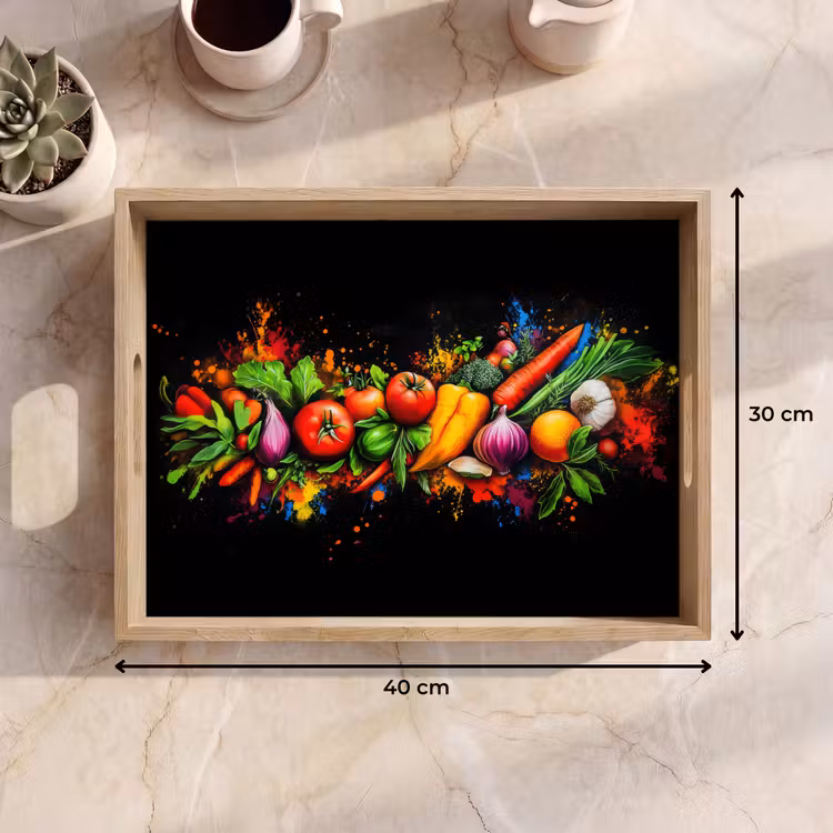 Dienblad - Groente - Eten - Kruiden - Graffiti - Koken — 7