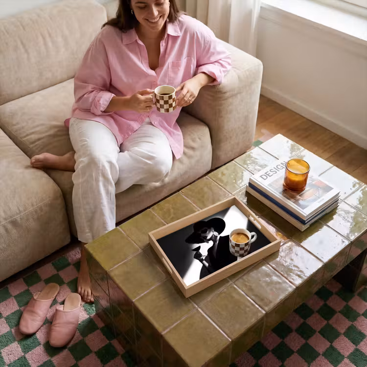 Dienblad - Vrouw - Wijn - Chic — 4