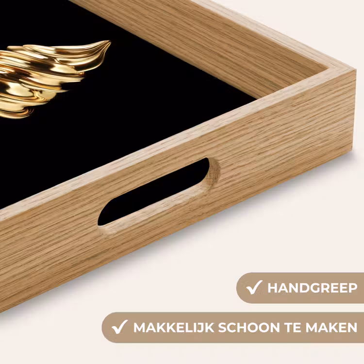 Dienblad - Ijs - Goud - Zwart - Eten — 8