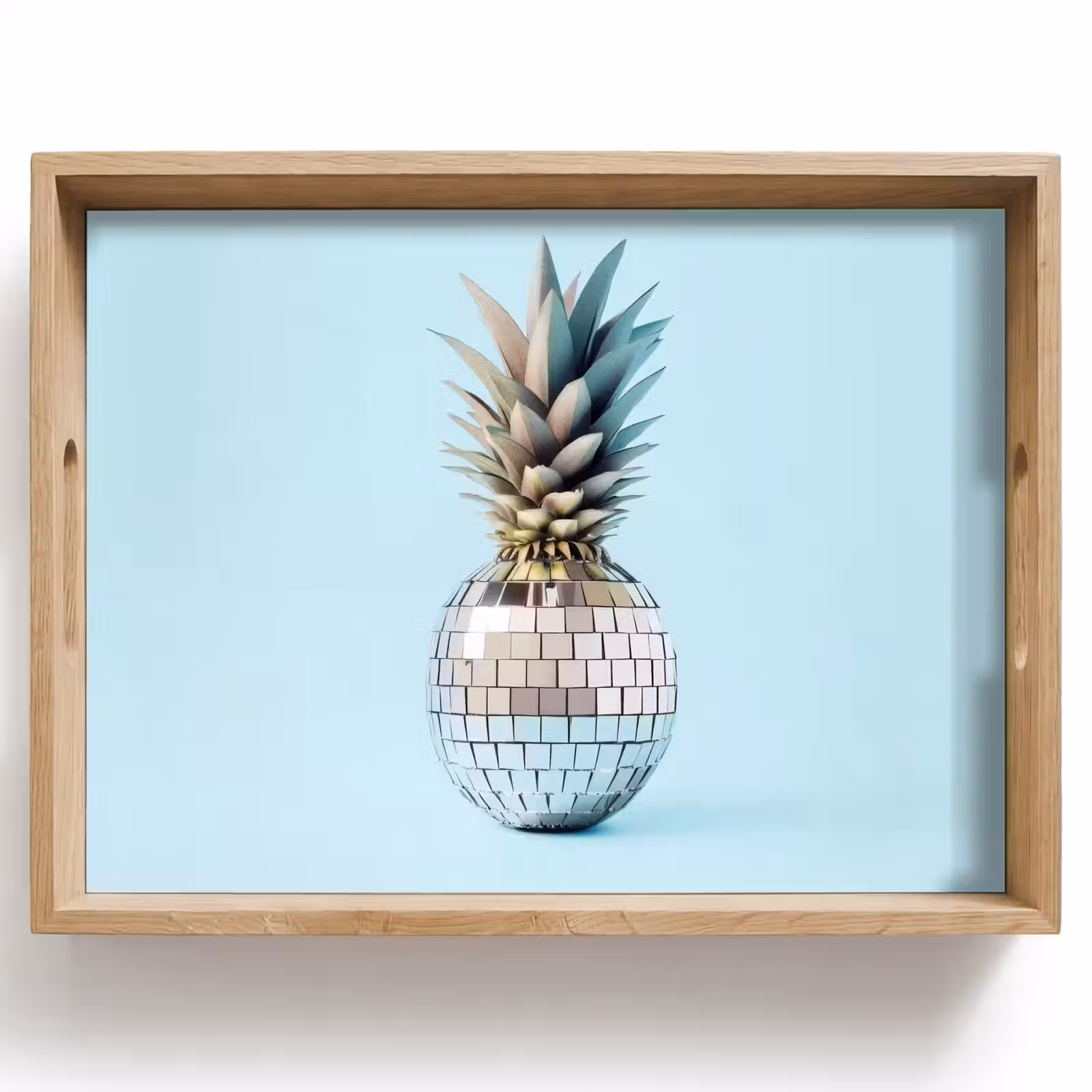 Dienblad - Blauw - Ananas - Disco - Discobal — 1
