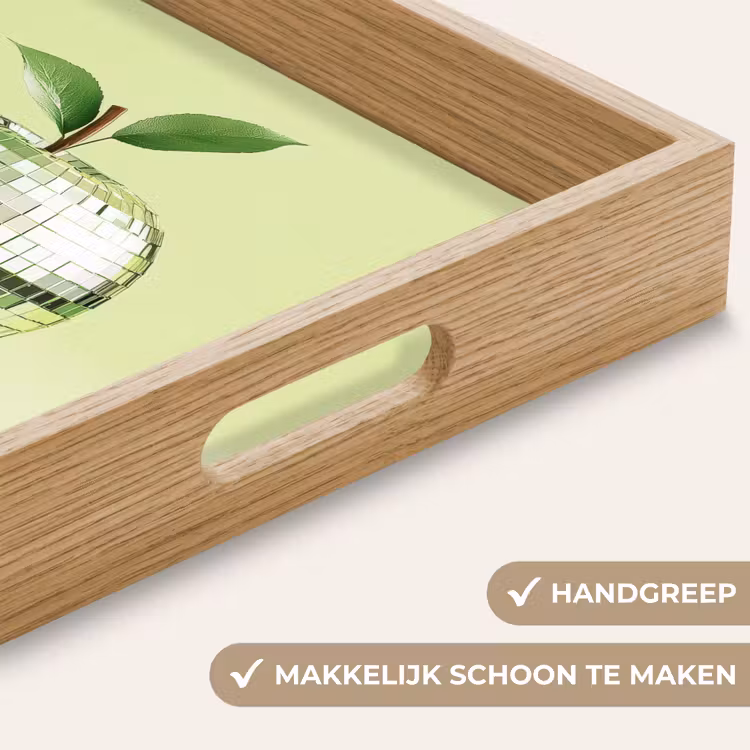 Dienblad - Groen - Disco - Decoratie - Appel — 8