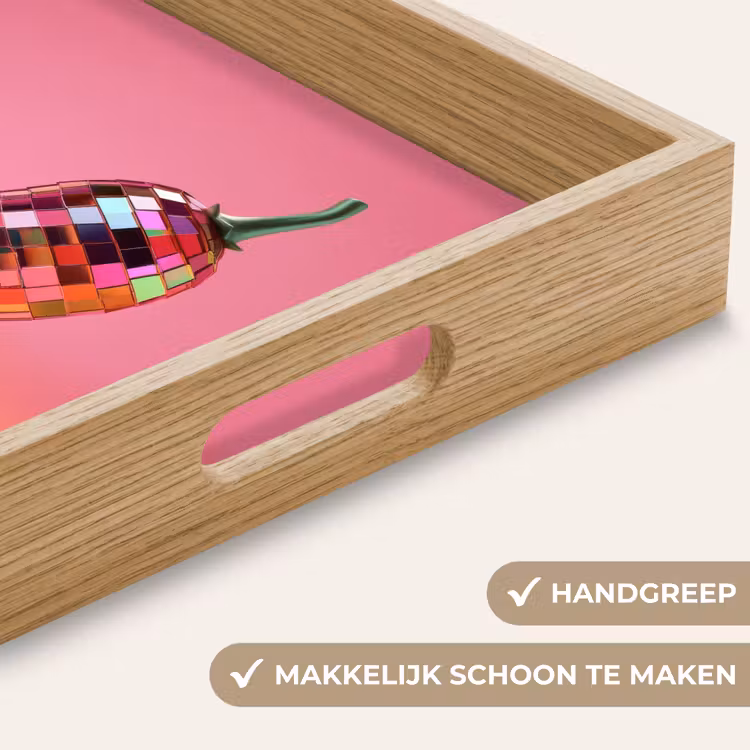 Dienblad - Peper - Disco - Rood - Glitter — 8