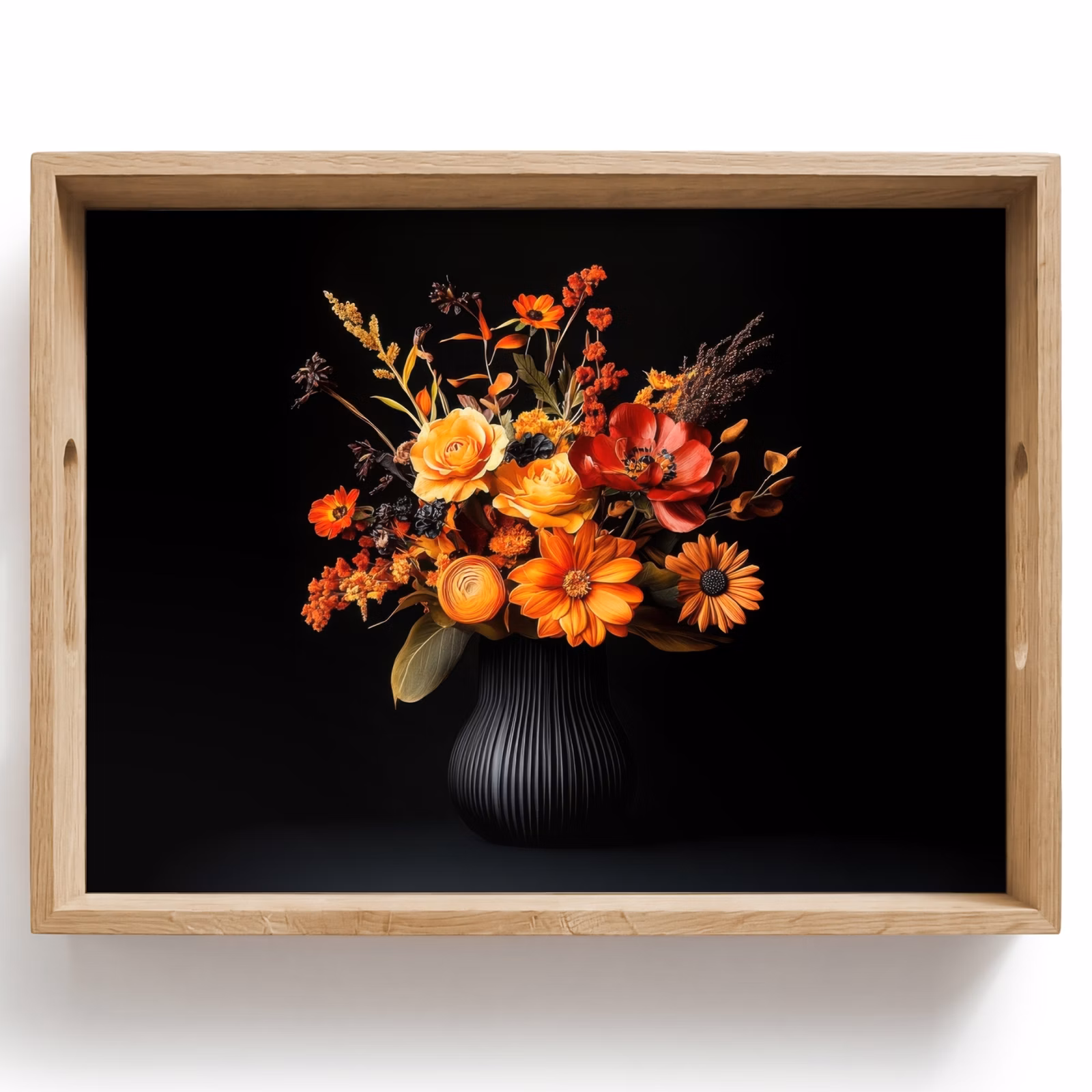 Dienblad - Herfst - Boeket - Oranje — 1
