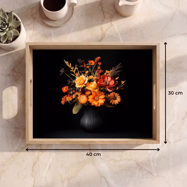 Dienblad - Herfst - Boeket - Oranje — 7