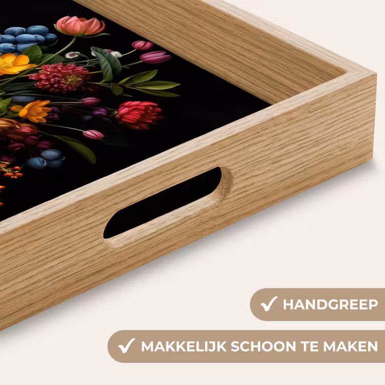 Dienblad - Bloemen - Vrolijk - Vaas — 8