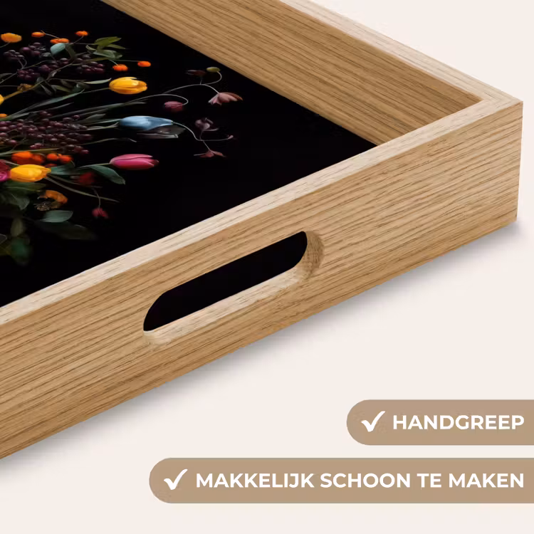 Dienblad - Klassiek - Vaas - Boeket - Bloemen — 8
