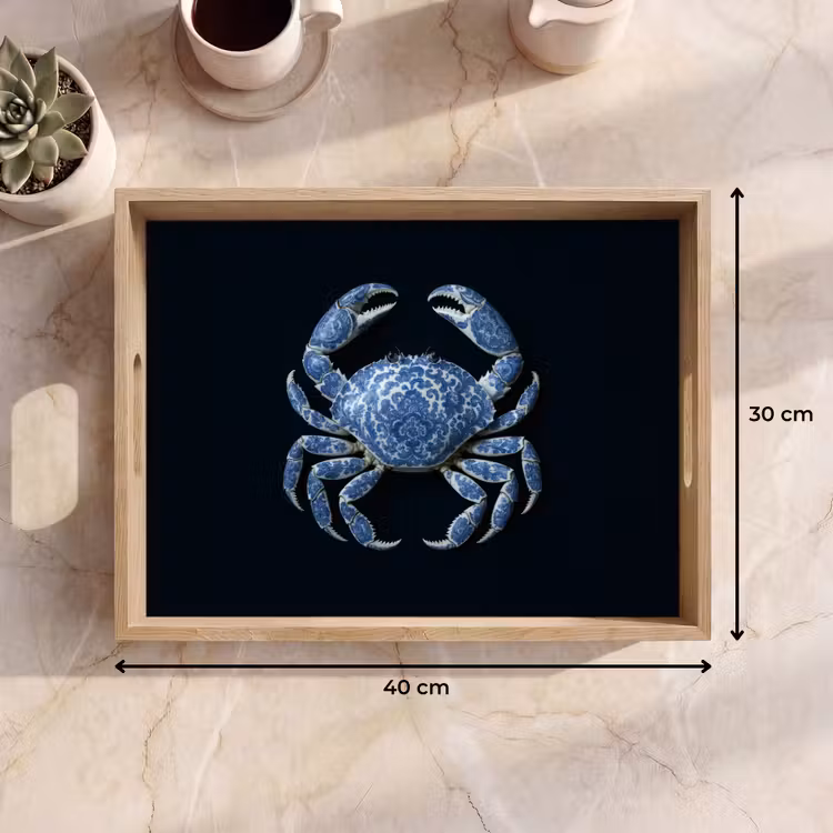 Dienblad - Krab - Delfts blauw - Dieren — 7