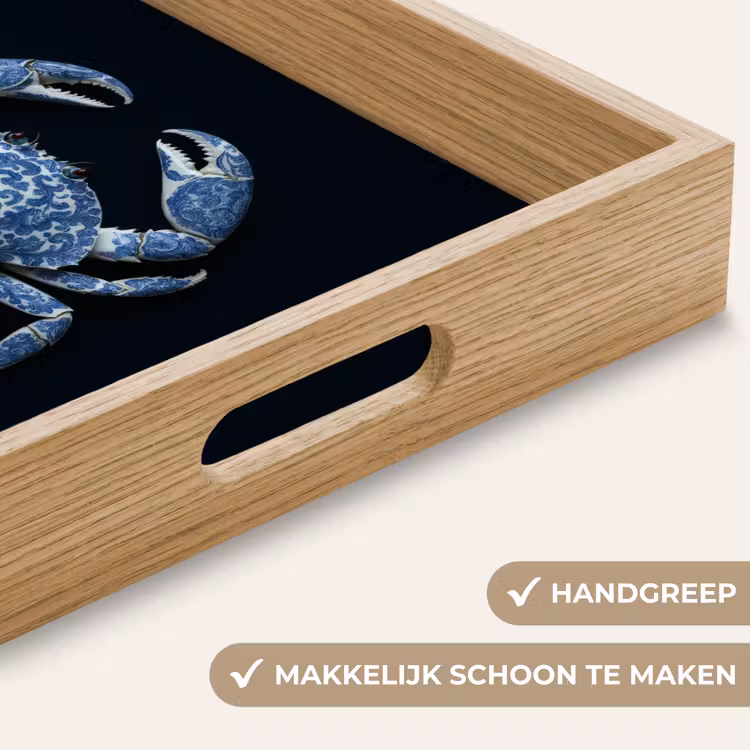 Dienblad - Krab - Delfts blauw - Dieren — 8
