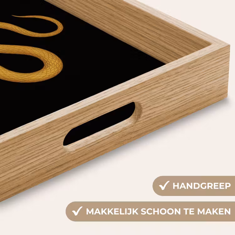 Dienblad - Slang - Minimalistisch - Goud — 8