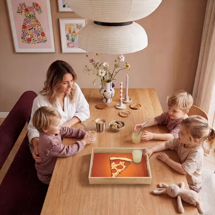 Dienblad - Pizza - Kaas - Rood - Pepperoni — 5