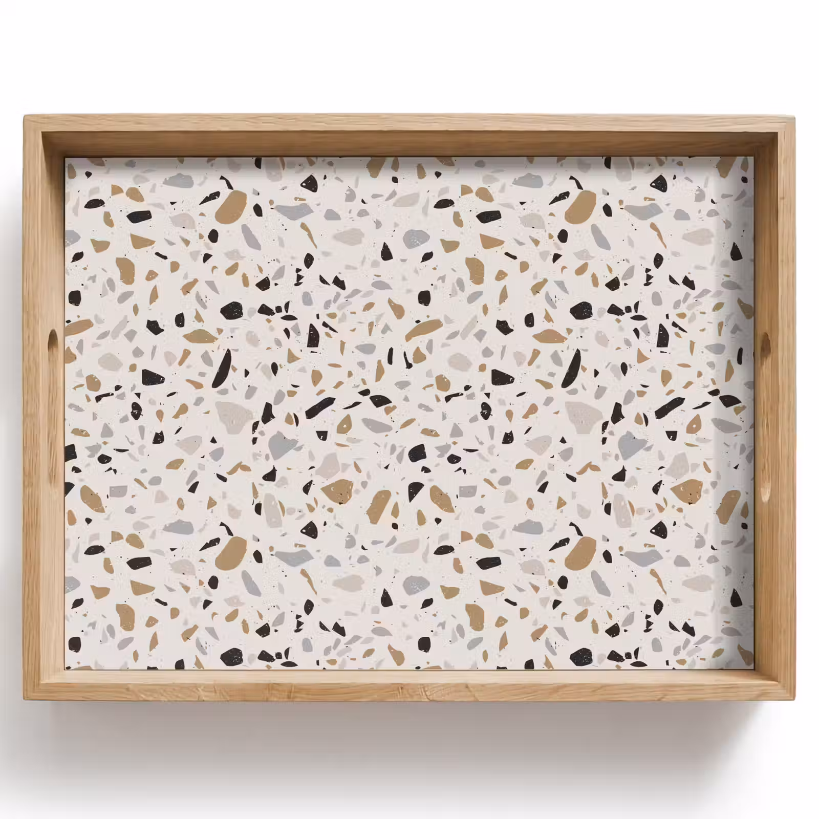 Dienblad - Terrazzo - Patroon - Staal — 1