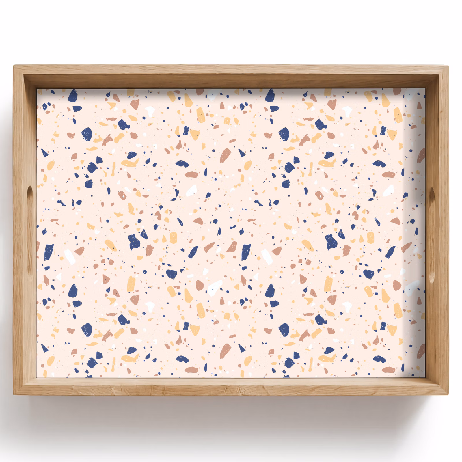 Dienblad - Terrazzo - Patroon - Kleurrijk - Indigo — 1