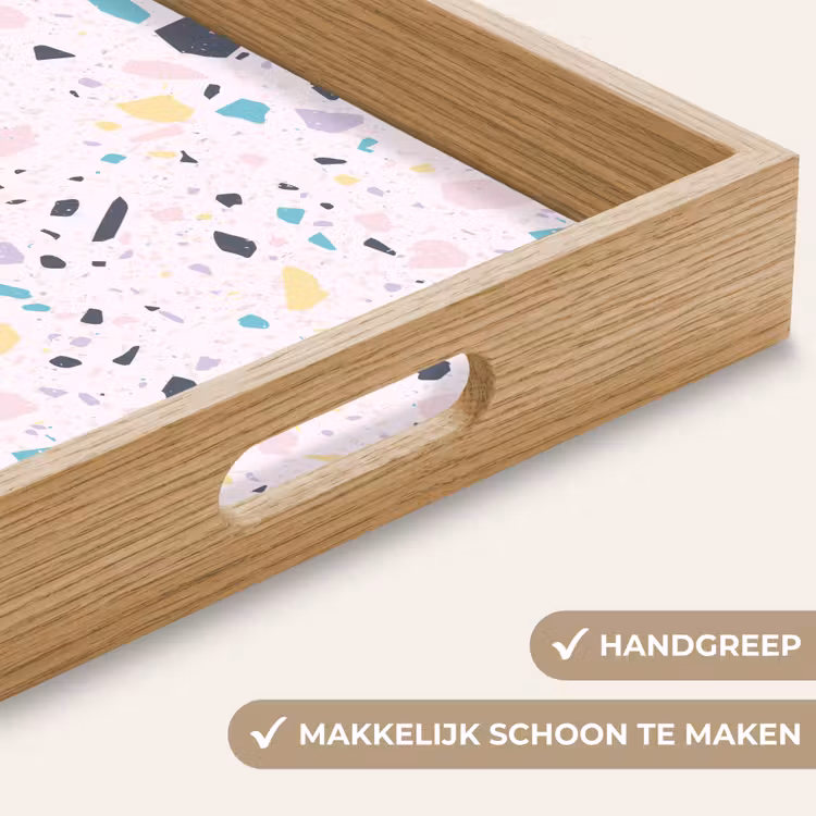 Dienblad - Terrazzo - Patroon - Zacht - Snoep — 8