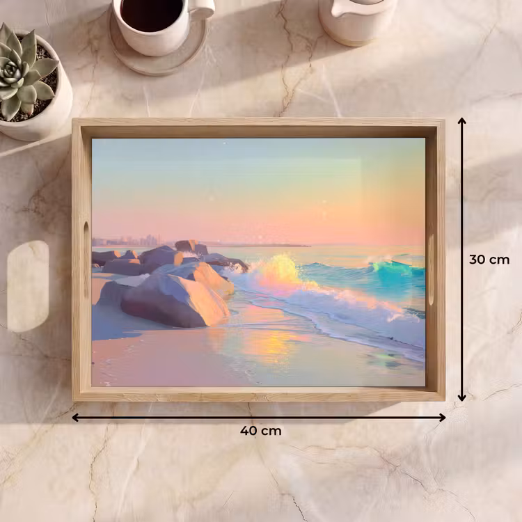 Dienblad - Zomerlicht - Strand - Fonkelende accenten — 7