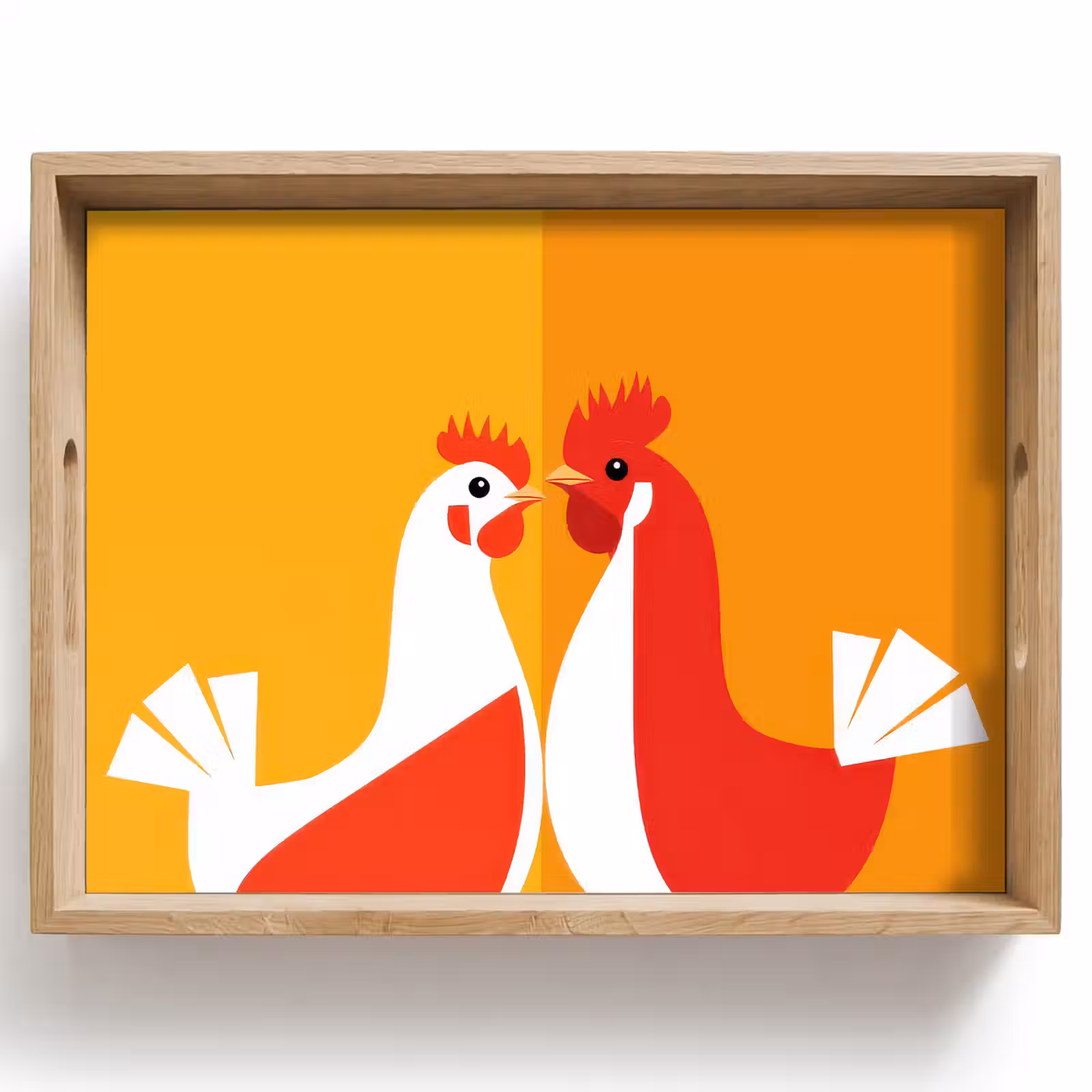 Dienblad - Kippen - Oranje - Vlakken — 1