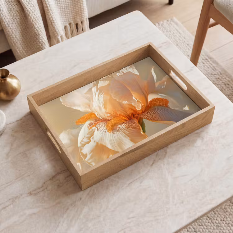 Dienblad - Close up - Oranje - Iris — 2