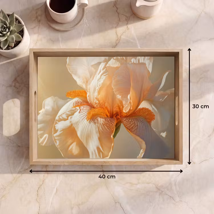 Dienblad - Close up - Oranje - Iris — 7