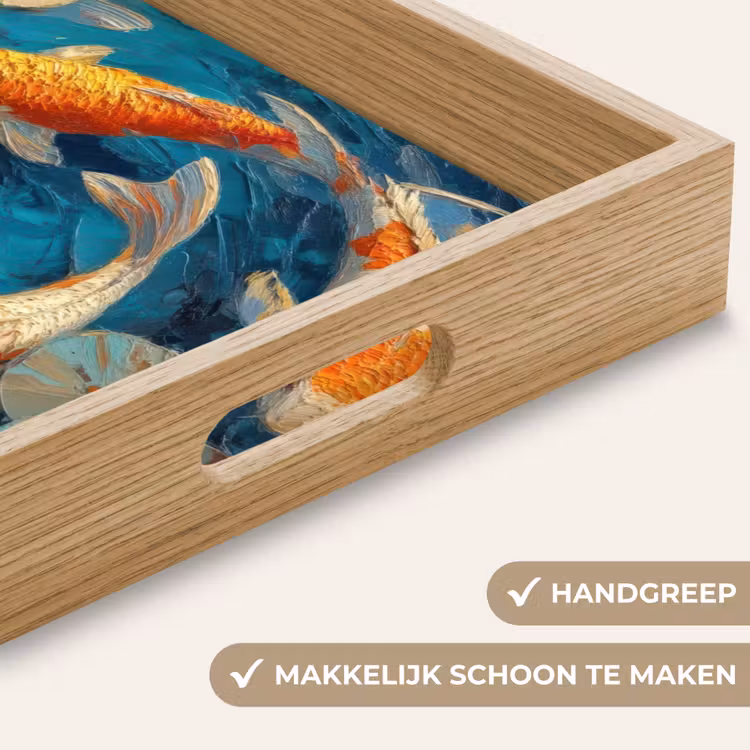 Dienblad - Vissen - Waterlelies - Oranje - Water — 8