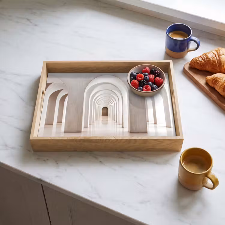 Dienblad - Hal - Bogen - Symmetrisch - Modern — 3
