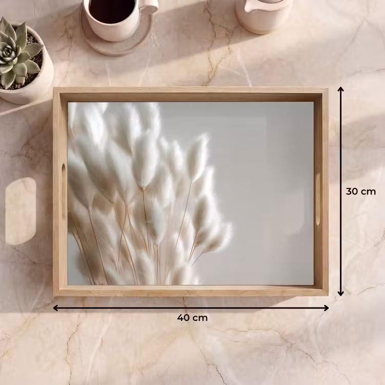 Dienblad - Pluimen - Beige - Minimalistisch — 7