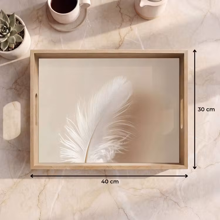 Dienblad - Veer - Minimalistisch - Roze — 7