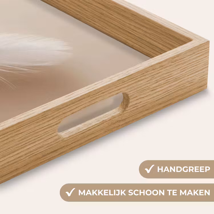 Dienblad - Veer - Minimalistisch - Roze — 8