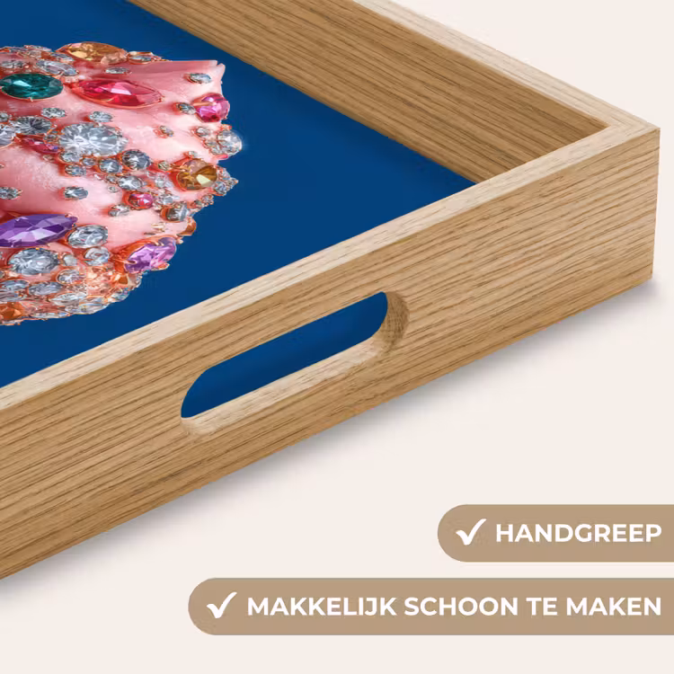 Dienblad - Ijsje - Hoorntje - Steentjes - Blauw — 8