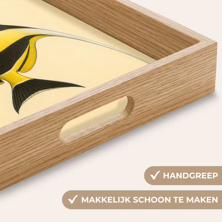 Dienblad - Vis - Sierlijk - Rugvin - Geel — 8