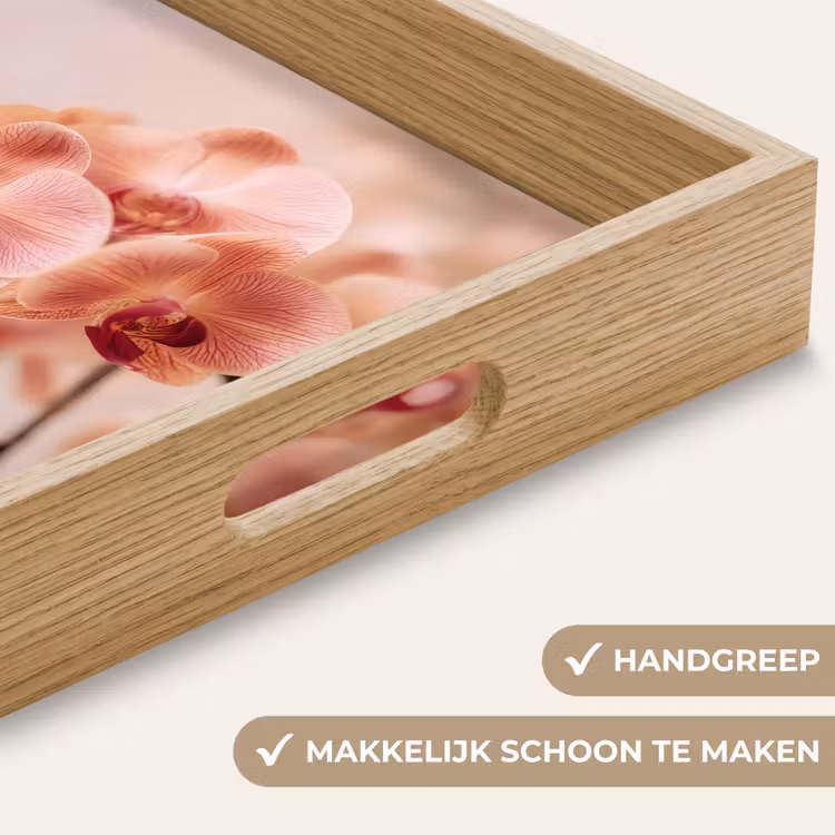 Dienblad - Orchidee - Bloemen - Roze - Bloemblaadjes — 8